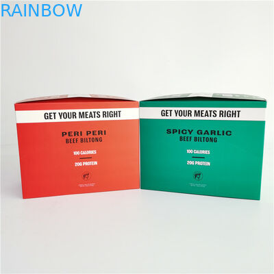 Offset Printing Tear Off Paper Box For Beef Biltong