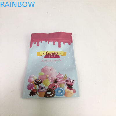 Food Grade Stand Up  Pouch Plastic Mylar Candy Food Desert Packaging Bag