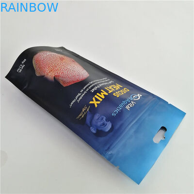 Stand Up Customized LOGO Food Packaging Pouch Plastic Meat Packaging