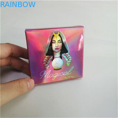 Pink Eyelash Hot Stamping Offset Printing Holographic Paper Box