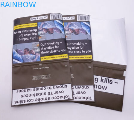 50g Tobacco Rolling 120 mircon VMPET Snack Bag Packaging