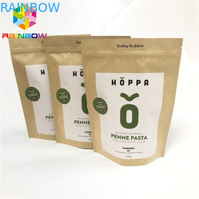 Brown Kraft Paper CMYK VMPET  Stand Up Pouch