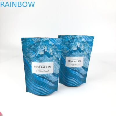 Mini quantity digital printing cookie snack jerky beef packaging stand up zipper bag with clear window