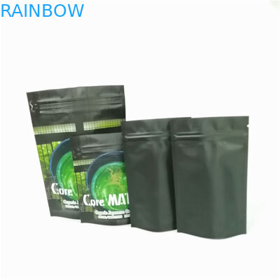 Tea Packaging Laminated Foil CMYK Mylar Zipper Bags