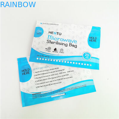 Food Grade 120mic VMPET Microwave Sterlizer Oven Bag