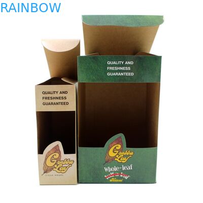 Gravure Printing CMYK Kraft Paper Boxes For Tobacco Leaf Packaging