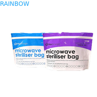 BPA Free High Standard Sterile Stand Up Plastic Baby Food Storage Pouch Bag Breastfeeding Nipple Sterilizer Bags