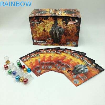 RHINO Pill 60*80cm PVC 3D Lenticular Card With Bullets