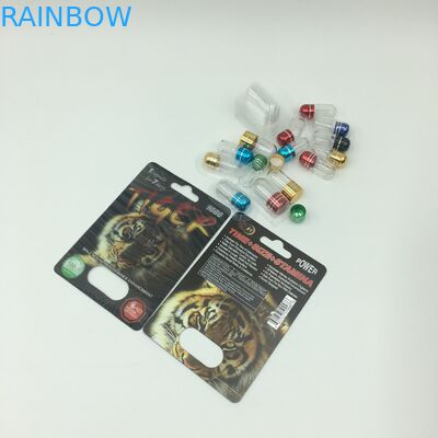 Sexual Power Capsule Packaging CMYK 350g 3D Blister Cards