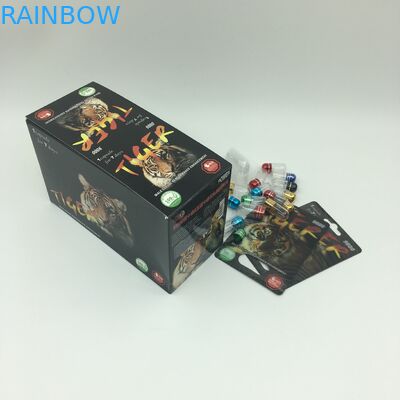 Sexual Power Capsule Packaging CMYK 350g 3D Blister Cards