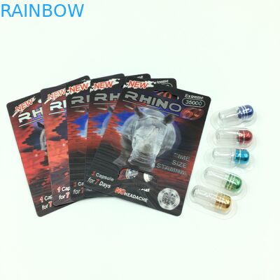Pill Capsule  PVC 60*80cm Rhino 69 3D Packaging Cards