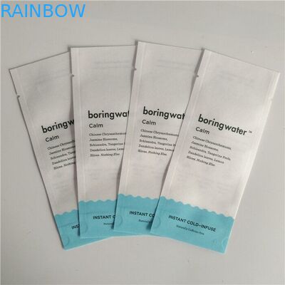 Food Grade Biodegradable Square Bottom Side Gusset Coffee Tea Kraft Paper Pouch Mylar Bag With Tin Tie For Popcorn Packa