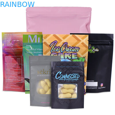 Aluminum Foil Zip Lock CMYK MOPP Heat Seal Mylar Bag