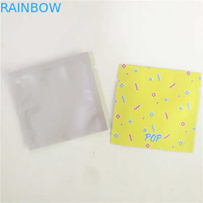 Personalized Laminated Plastic Salt Pepper Grinder Packaging Bag Biodegradable Powder Sachet With Window