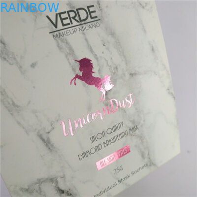 5ml 30ml Hair Mask Packaging Bag Mini Eye Cream Pouch Skincare Sample Sachet With Paper Display Box