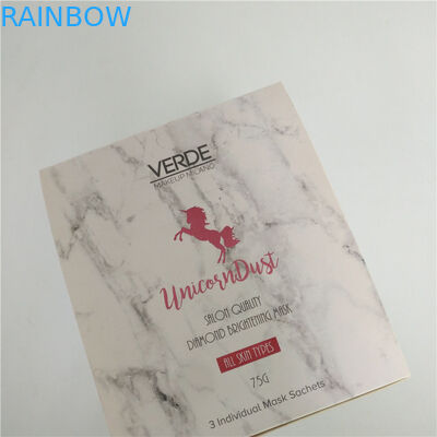 5ml 30ml Hair Mask Packaging Bag Mini Eye Cream Pouch Skincare Sample Sachet With Paper Display Box