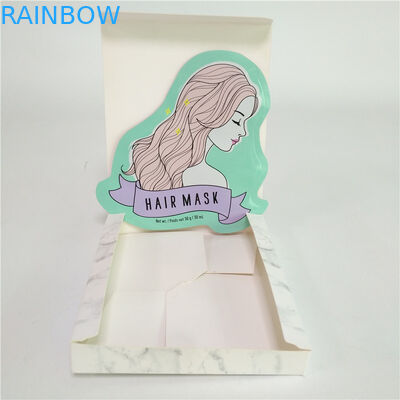 5ml 30ml Hair Mask Packaging Bag Mini Eye Cream Pouch Skincare Sample Sachet With Paper Display Box