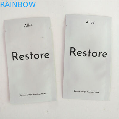 Three Side Seal MOPP Mylar Foil Cosmetic Packaging Bag