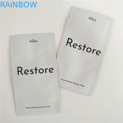 Three Side Seal MOPP Mylar Foil Cosmetic Packaging Bag