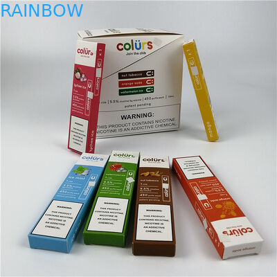 Vape Pens Cmyk Hologram Paper Card Blisters Boxes Hot Stamping