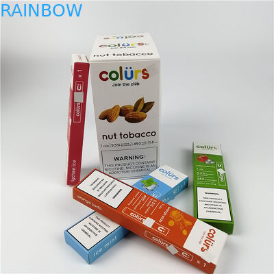 Vape Pens Cmyk Hologram Paper Card Blisters Boxes Hot Stamping