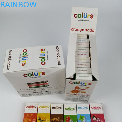 Vape Pens Cmyk Hologram Paper Card Blisters Boxes Hot Stamping