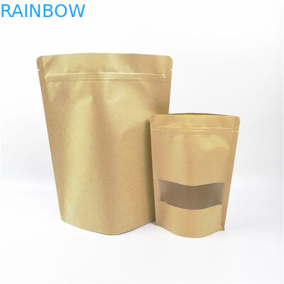 100g 250g Coffee Powder CYMK VMPET Kraft Paper Zipper Bag