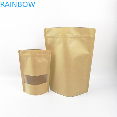 100g 250g Coffee Powder CYMK VMPET Kraft Paper Zipper Bag