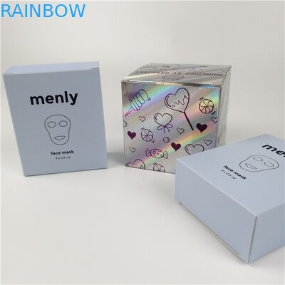 Clear Window Pantone Color Holographic Paper Box Matt Lamination
