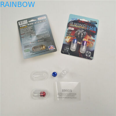 Glossy finishing Enhancement Rhino 7 9x12cm 3D packing card