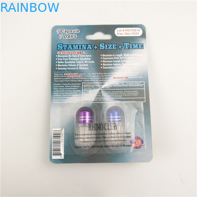 Glossy finishing Enhancement Rhino 7 9x12cm 3D packing card