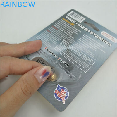 Glossy finishing Enhancement Rhino 7 9x12cm 3D packing card