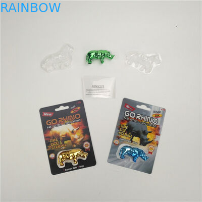 Glossy finishing Enhancement Rhino 7 9x12cm 3D packing card