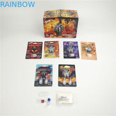 Glossy finishing Enhancement Rhino 7 9x12cm 3D packing card