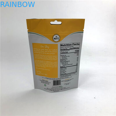 Stand up pouch with zipper for snack pack packaging nut printing packaging bag Zip Lock Pouch