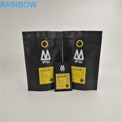 Matte CMYK Gravure Printing Aluminum Foil Pouch With Zipper / Valve