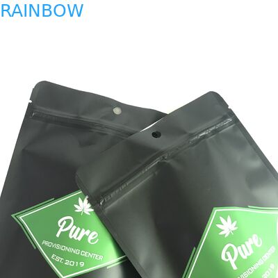 Pantone Color Cannabiss Mylar Bags Plastic Pouches Packaging