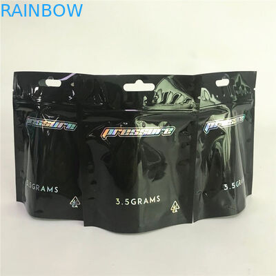 Child Proof Cannabiss Matte Aluminum Foil Mylar Bags