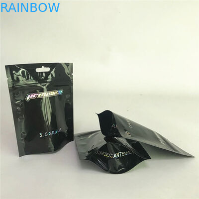 Child Proof Cannabiss Matte Aluminum Foil Mylar Bags