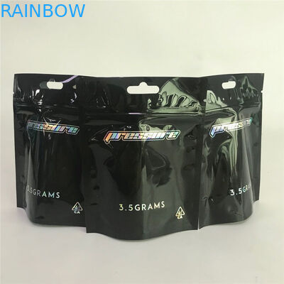 Child Proof Cannabiss Matte Aluminum Foil Mylar Bags