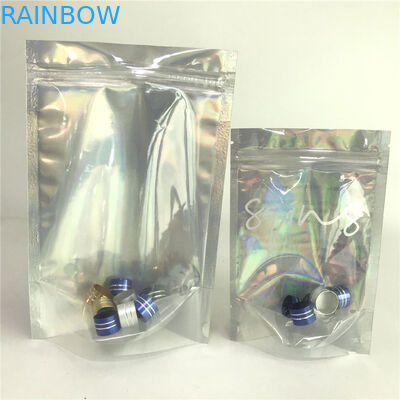 CMYK Color Gravure Printing Cosmetic Holographic Bags