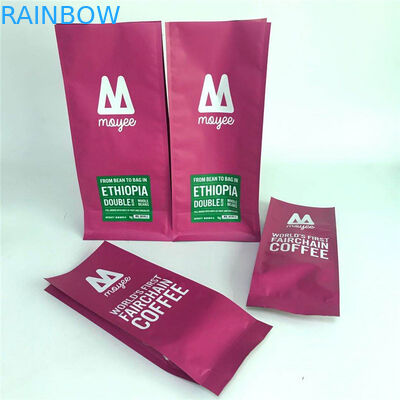 Aluminum Foil Flat Bottom MOPP VMPET Plastic Pouches Packaging