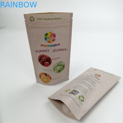 Biodegradable 150µ Thickness PLA Paper Food Packaging Bags