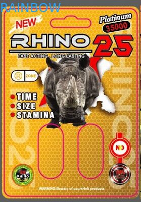Recyclable CMYK Rhino 69 3D Pill Packaging Card