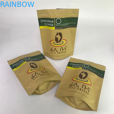 Matte Finished MOPP VMPET Aluminum Foil Bags For Coffee Beans