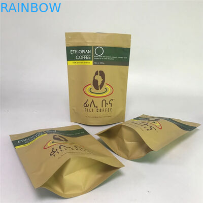 Matte Finished MOPP VMPET Aluminum Foil Bags For Coffee Beans