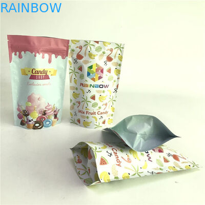 Stand Up Candy Gravure Printing MOPP Snack Packaging Bags