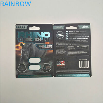 9x12cm Male Enhancement Pills Rhino 150K 3D Blister Cards