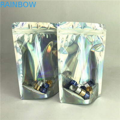 Earring Gravure Printing Holographic Cosmetic Packaging Bag