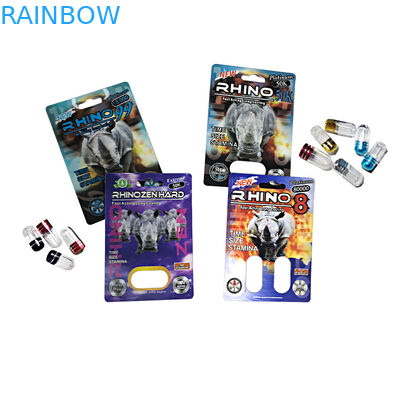 Metal Cap Colorful Plastic Pill Bottles For FX 9000 Rhino 7 SWAG Capsule Bullet clear plastic pill bottles